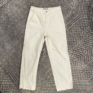 Everlane size 4 jeans white color